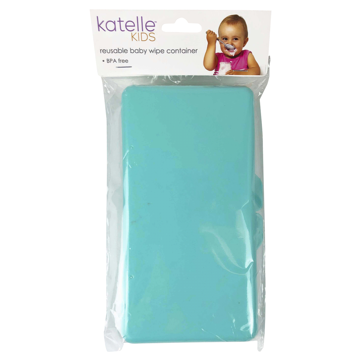 slide 1 of 5, Katelle Kids Reusable Baby Wipe Container, 1 ct