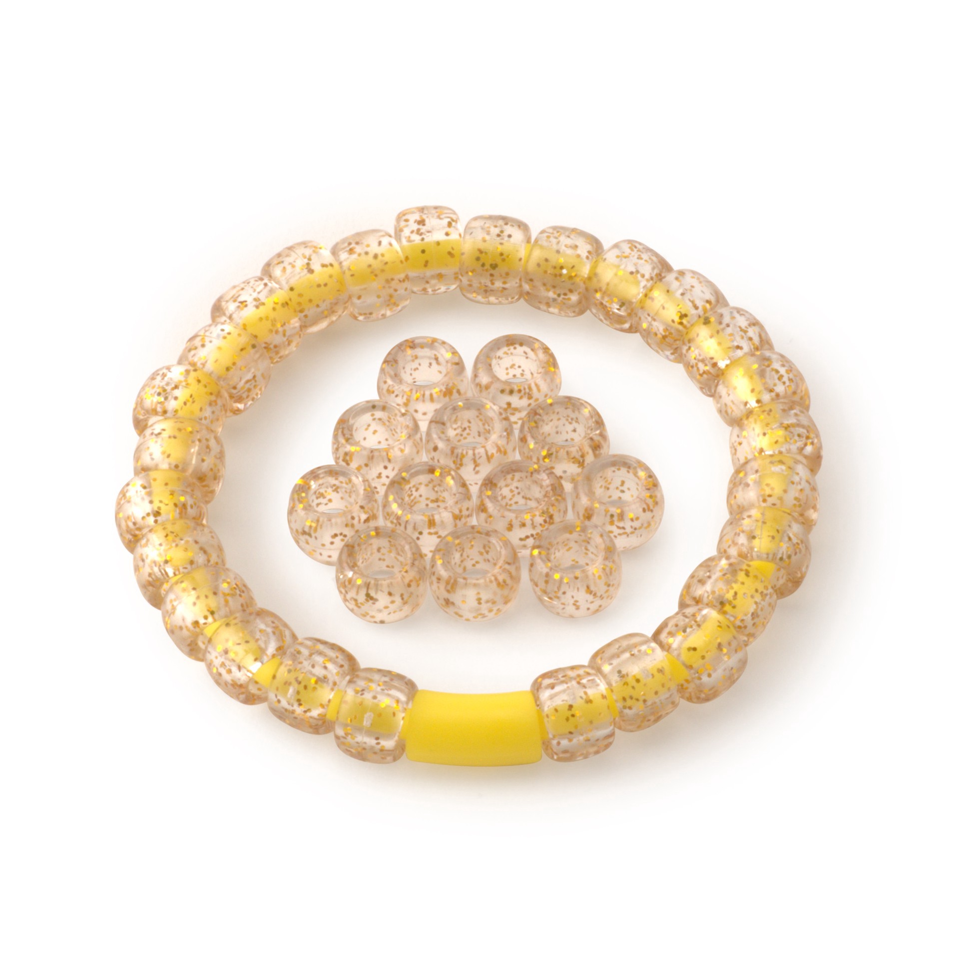 slide 2 of 5, 9mm Glitter Pony Beads By Creatology, 9 mm