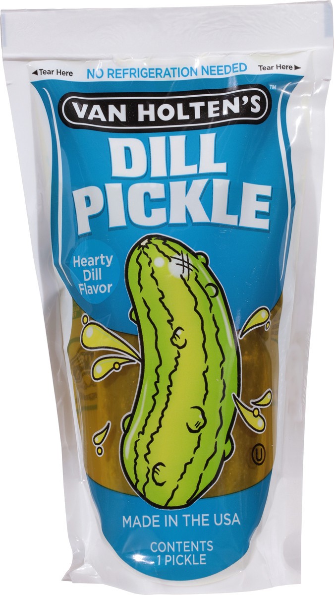 slide 9 of 13, Van Holten's Dill Flavored Pickle-in-a-Pouch 1 ea, 0.625 oz