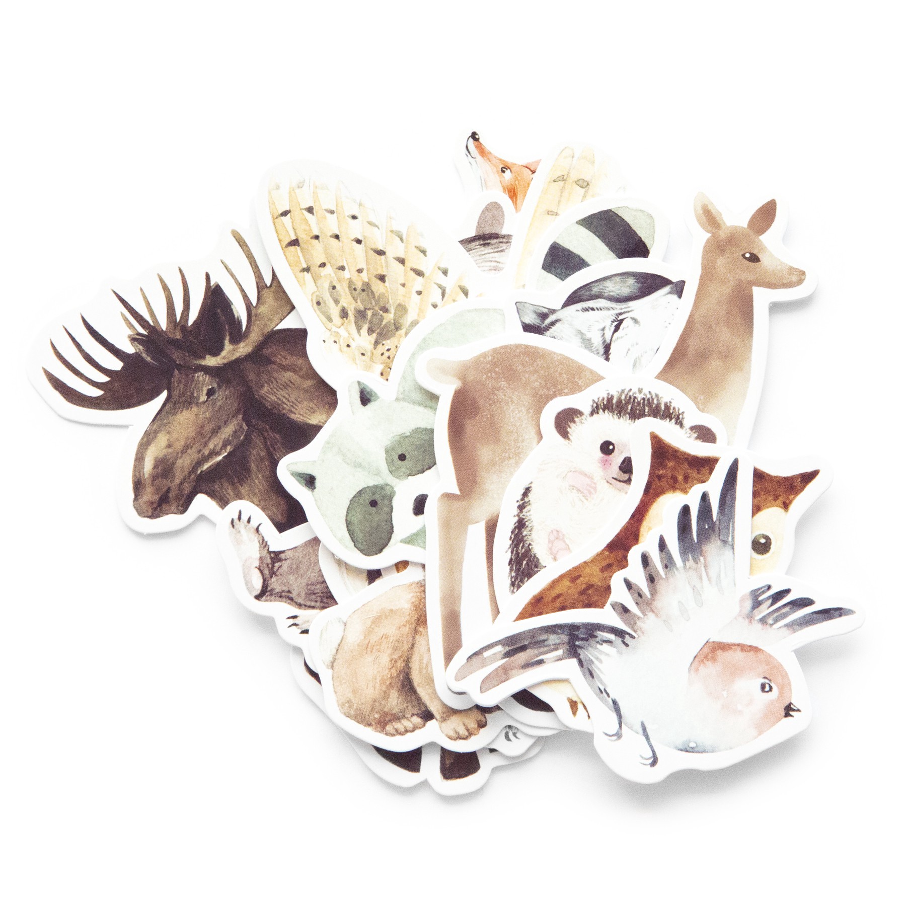 slide 4 of 5, Woodland Animals Die Cut Stickers By Recollections, 4 in x 5.98 in