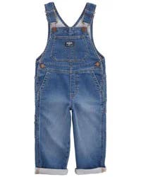 Oshkosh Toddler Stretch Denim Overalls Medium Wash 4T