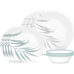 Corelle Solar Print 12 Piece Dinnerware Set