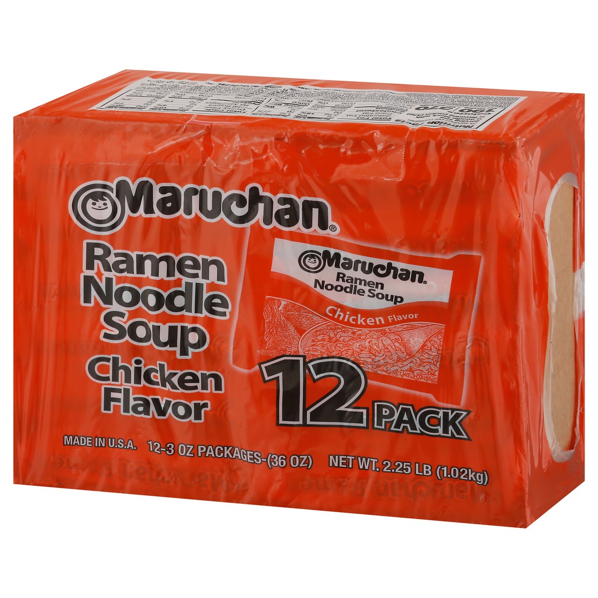 slide 2 of 9, Maruchan Chicken Flavor Ramen Noodle Soup 12 - 3 oz Packages, 12 ct