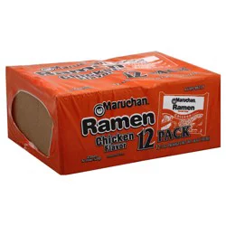 Maruchan Chicken Flavor Ramen Noodle Soup 12 - 3 oz Packages