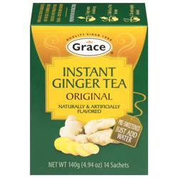 Grace Instant Original Ginger Tea - 14 Sachets