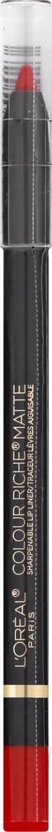 slide 6 of 9, L'Oréal Colour Riche Matte in Manhattan 100 Sharpenable Lip Liner 0.04 oz, 0.04 oz