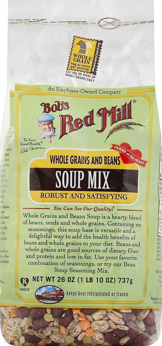 slide 2 of 5, Bob's Red Mill Soup Mix, Whole Grains and Beans, 26 oz