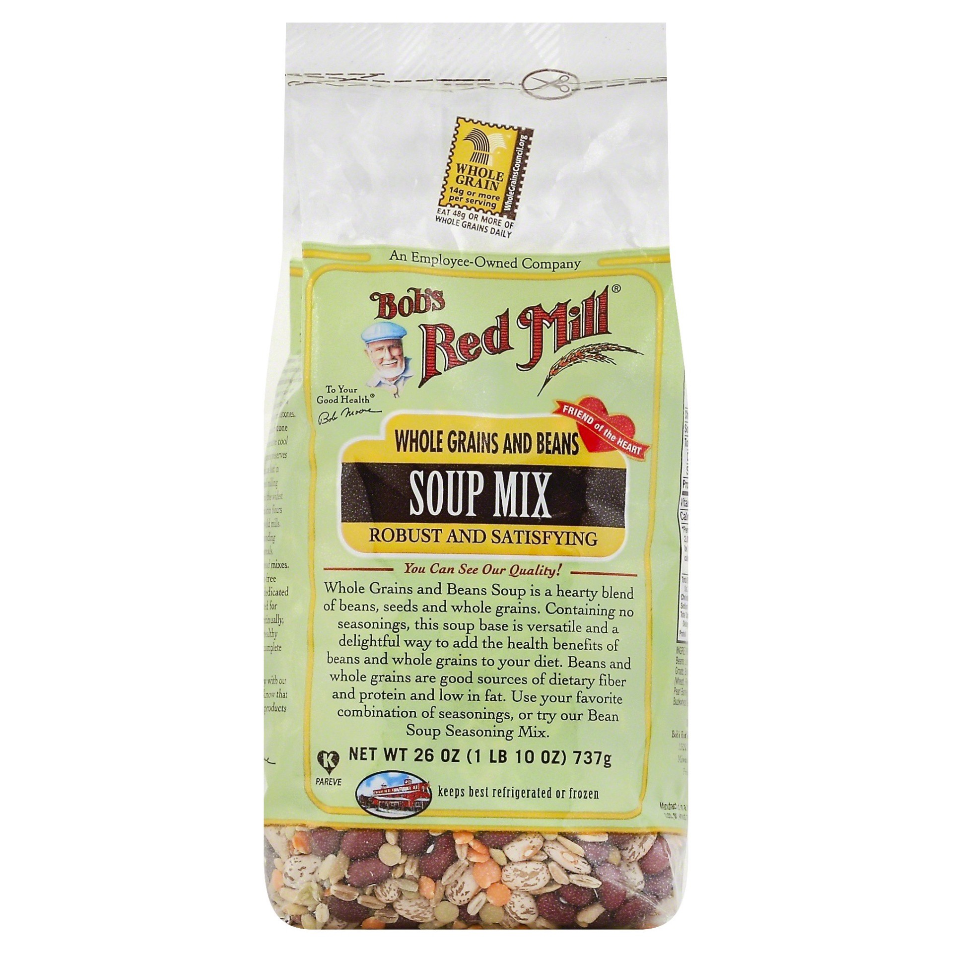 slide 1 of 5, Bob's Red Mill Soup Mix, Whole Grains and Beans, 26 oz