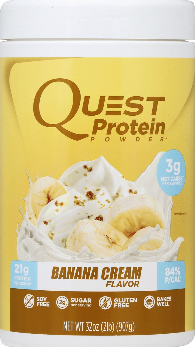 slide 1 of 3, Quest Protein Powder 32 oz, 32 oz