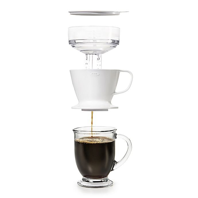 slide 2 of 5, OXO Brew Pour Over Coffee Maker with Water Tank, 1 ct