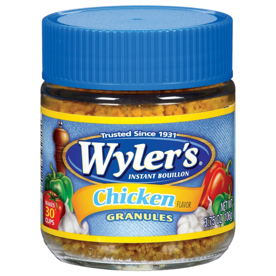 slide 1 of 1, Wyler's Chicken Bouillon Granules, 3.75 oz