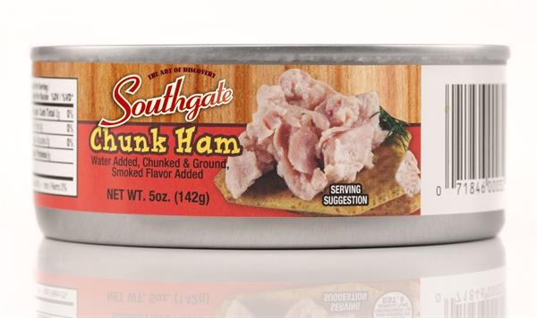 slide 1 of 1, Southgate Chunk Ham, 5 oz