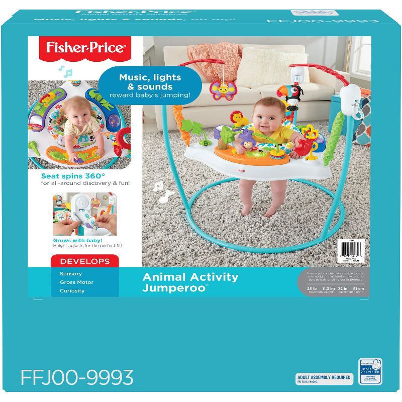 slide 14 of 14, Fisher-Price Animal Activity Jumperoo, 1 ct