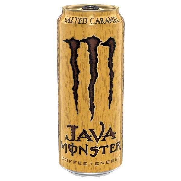 slide 1 of 2, Monster Energy Coffee + Energy Salted Caramel Energy Drink 15 fl oz, 15 fl oz