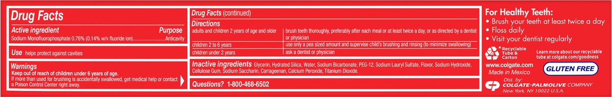 slide 3 of 7, Colgate Baking Soda and Peroxide Whitening Toothpaste, Brisk Mint - 6 Ounce (2 Pack), 6 oz