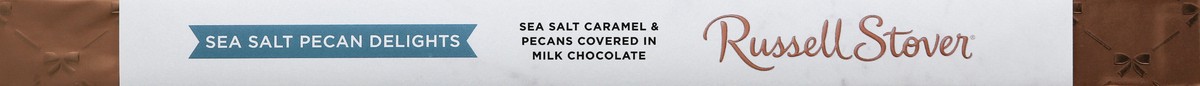 slide 6 of 10, Russell Stover Milk Choc Sea Salt Pecan Delights Hldy Bowline Box, 8.1 oz