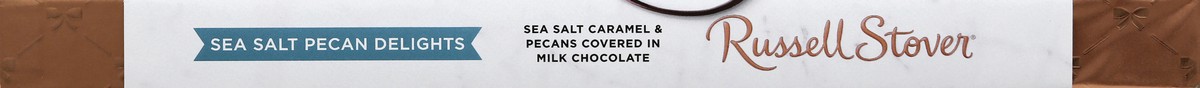 slide 8 of 10, Russell Stover Milk Choc Sea Salt Pecan Delights Hldy Bowline Box, 8.1 oz