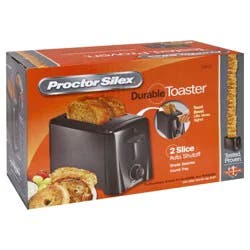 Proctor Silex 2-Slice Durable Toaster - Black