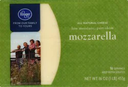 Kroger Mozzarella Cheese Bar