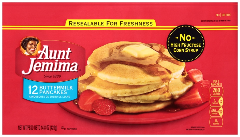 slide 1 of 1, Aunt Jemima Pancakes 12 ea, 12 ct