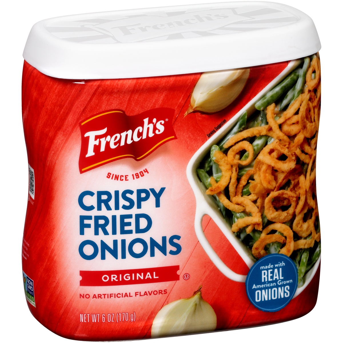 slide 2 of 11, French's Original Crispy Fried Onions, 6 oz