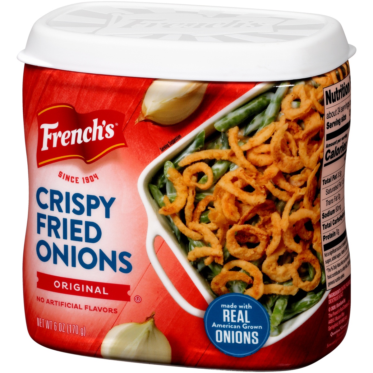 slide 3 of 11, French's Original Crispy Fried Onions, 6 oz