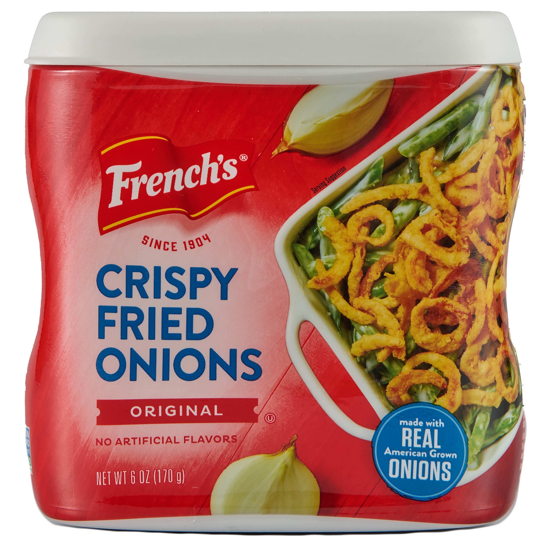 slide 1 of 5, French's Original Crispy Fried Onions, 6 oz, 6 oz