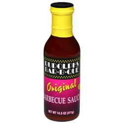 Rudolphs Bar-B-Que Original Barbecue Sauce 14.5 oz