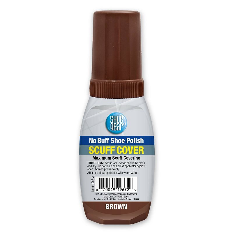 slide 2 of 2, Scuff Cover Brwn 2.5Z, 1 ct