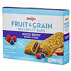 slide 2 of 29, Meijer Fruit & Grain Mixed Berry Breakfast Bar, 8 ct, 1.3 oz