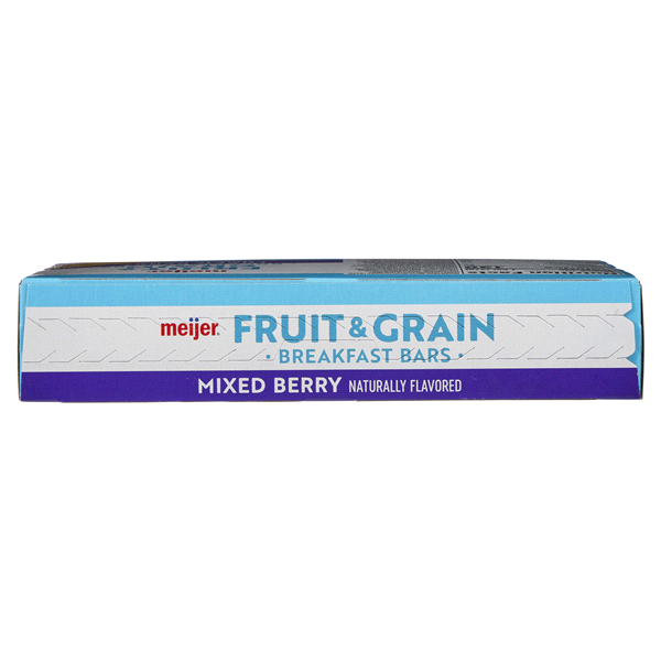 slide 16 of 29, Meijer Fruit & Grain Mixed Berry Breakfast Bar, 8 ct, 1.3 oz