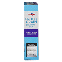 slide 11 of 29, Meijer Fruit & Grain Mixed Berry Breakfast Bar, 8 ct, 1.3 oz