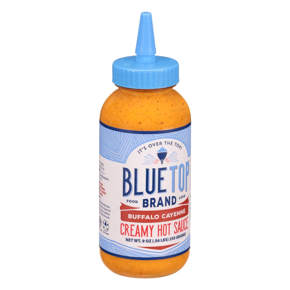 slide 6 of 10, Blue Top Brand Blue Top Creamy Hot Sce Buflo Cayenne, 9 oz