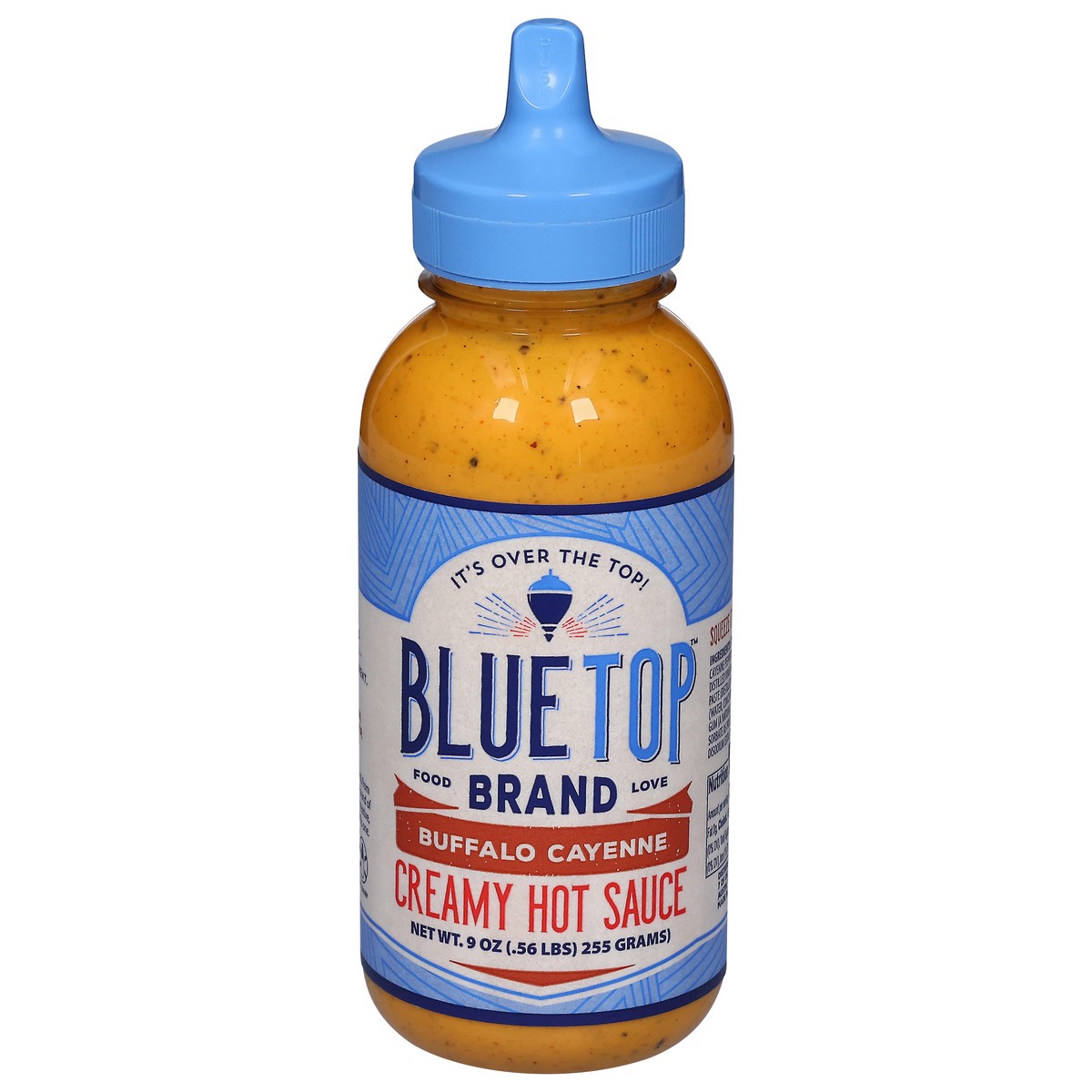 slide 1 of 10, Blue Top Brand Blue Top Creamy Hot Sce Buflo Cayenne, 9 oz