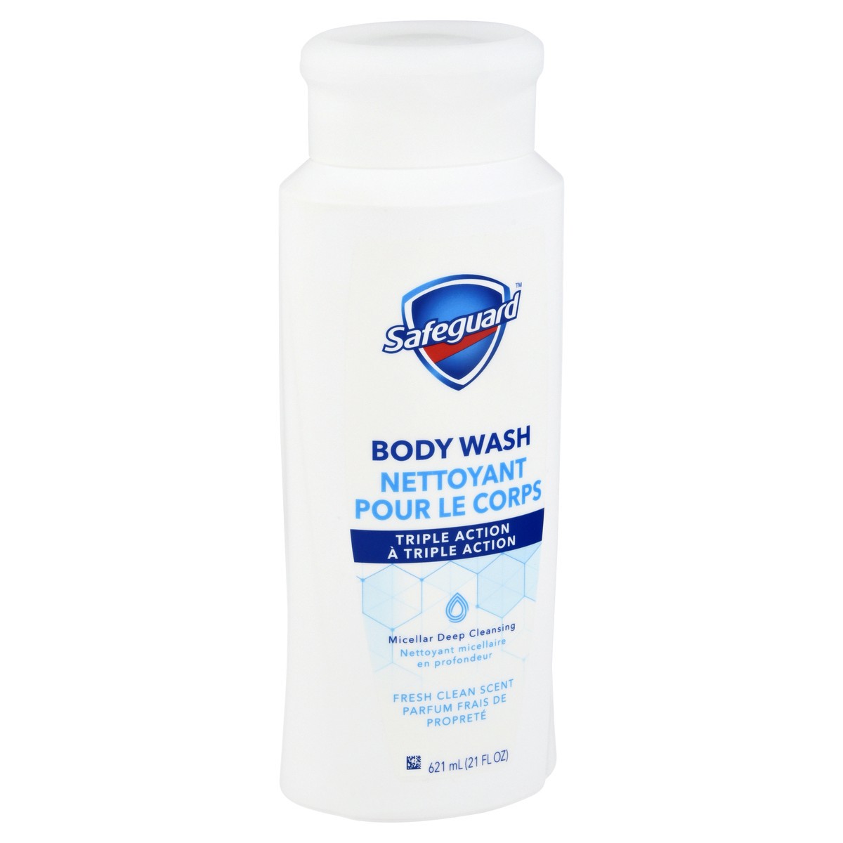 slide 5 of 9, Safeguard Triple Action Fresh Clean Scent Body Wash 621 ml, 621 ml