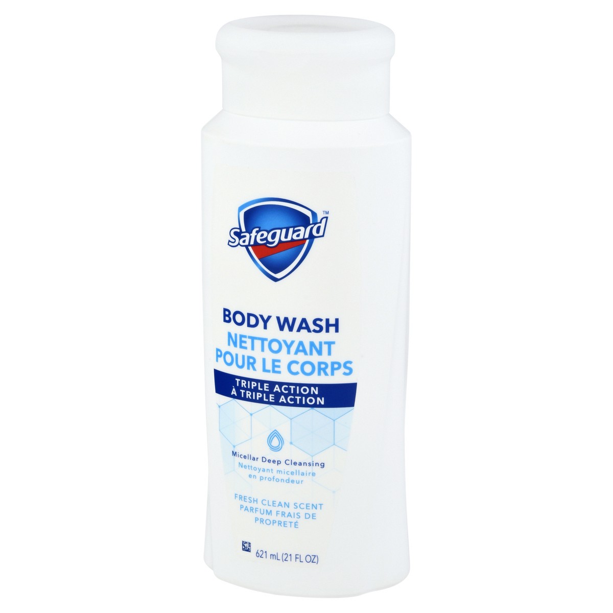 slide 2 of 9, Safeguard Triple Action Fresh Clean Scent Body Wash 621 ml, 621 ml