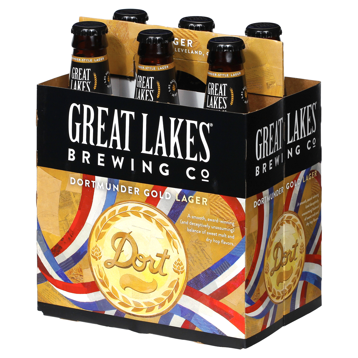 slide 2 of 5, Great Lakes Brewing Co. Great Lakes Dortmunder Gold Lager Beer 6 ea, 6 ct; 12 oz