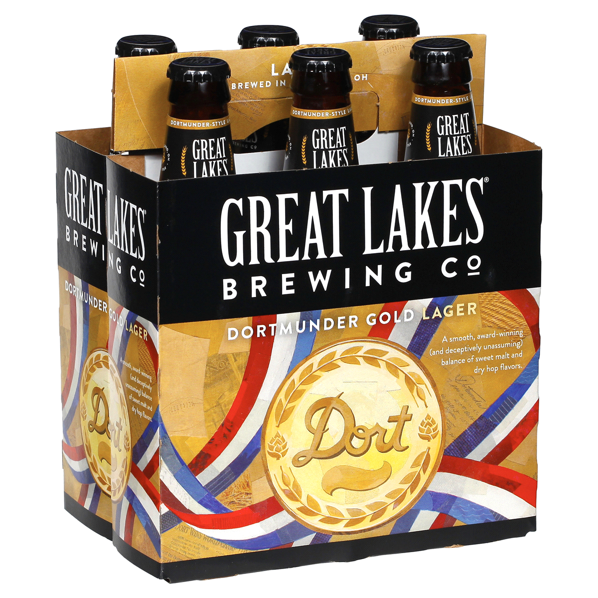 slide 3 of 5, Great Lakes Brewing Co. Great Lakes Dortmunder Gold Lager Beer 6 ea, 6 ct; 12 oz