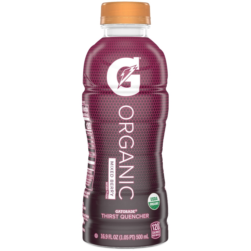 slide 2 of 4, Gatorade Organic Mixed Berry, 16.9 fl oz