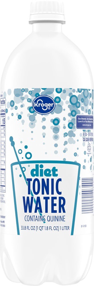 slide 4 of 5, Kroger Diet Tonic Water, 1 liter