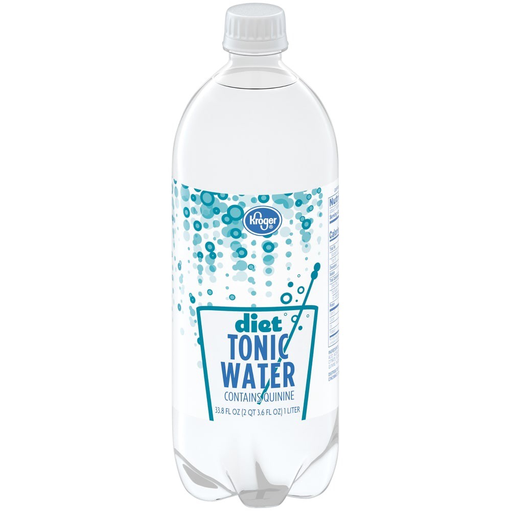 slide 1 of 5, Kroger Diet Tonic Water, 1 liter