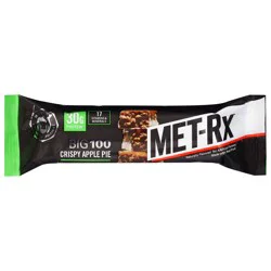 MET-Rx Big 100 Crispy Apple Pie Meal Replacement Bar 3.52 oz