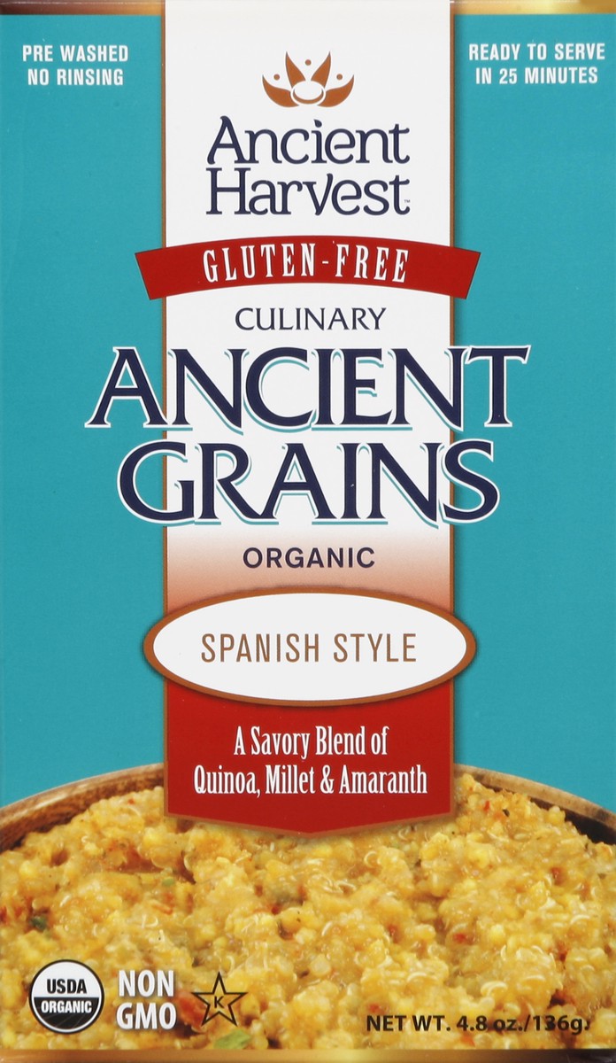 slide 4 of 4, Ancient Harvest Ancient Grains, Culinary, Organic, Spanish Style, 1 ct