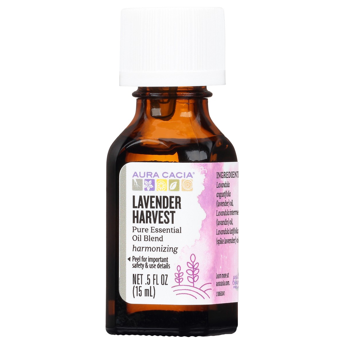 slide 10 of 12, Aura Cacia Lavender Harvest Essential Oil Blend, 0.5 oz