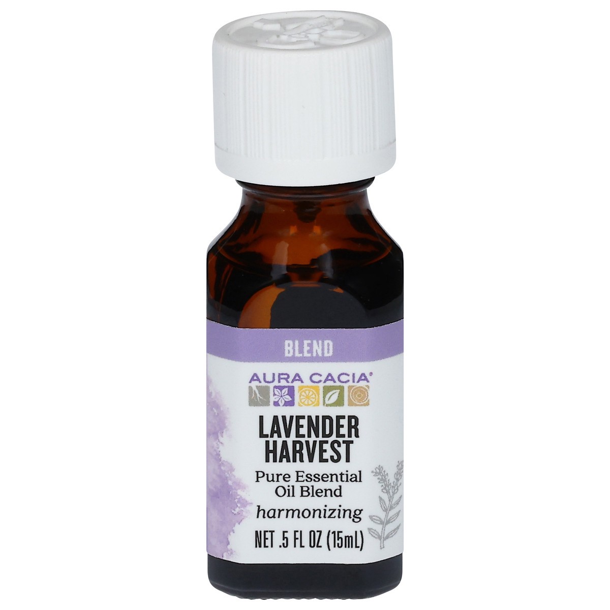 slide 1 of 12, Aura Cacia Lavender Harvest Essential Oil Blend, 0.5 oz