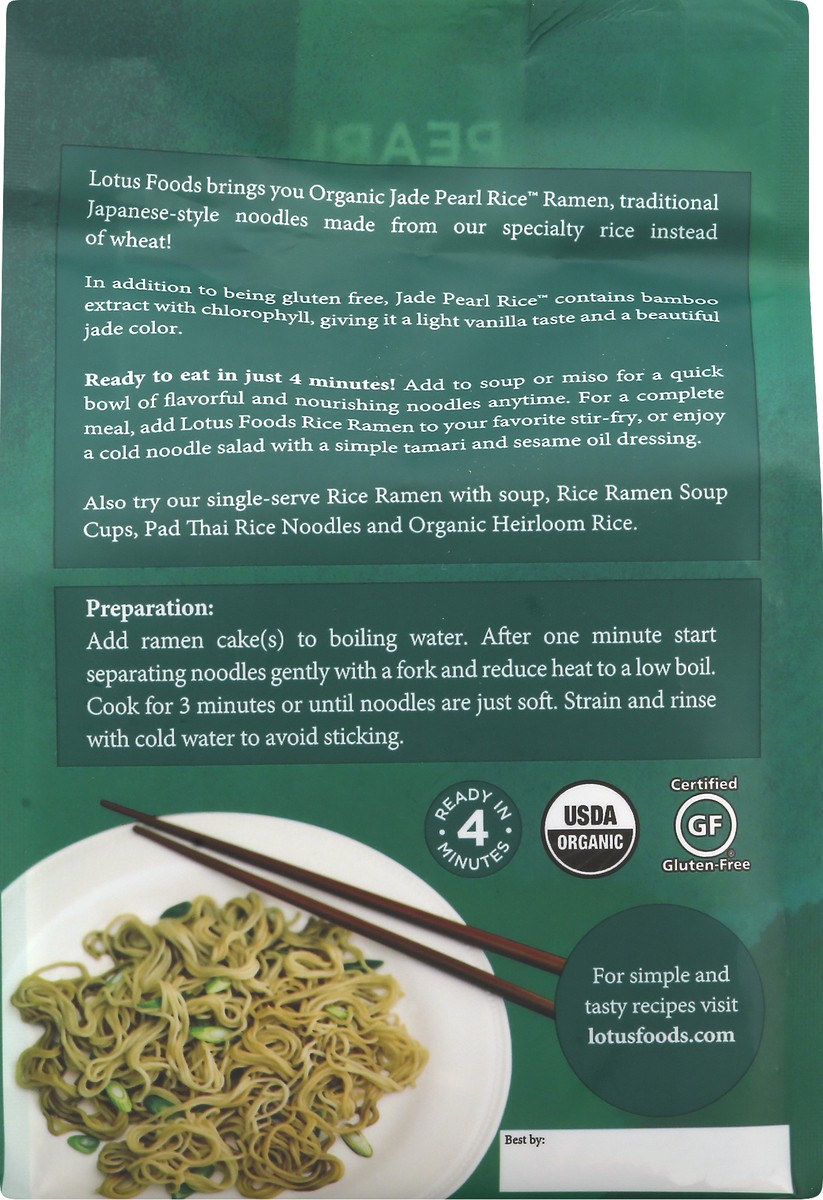 slide 2 of 9, Lotus Foods Organic Jade Pearl Rice Ramen 10 oz, 10 oz