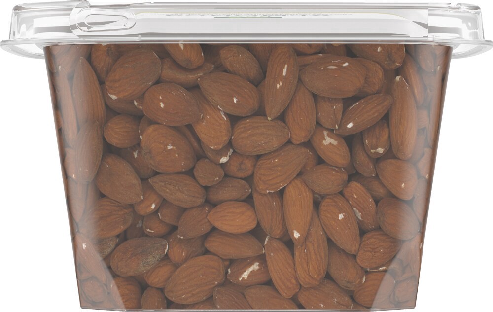 slide 2 of 4, Pre Packaged Bulk Raw Almonds, 14 oz