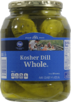slide 1 of 1, Kroger Kosher Dill Pickles - Whole, 46 oz