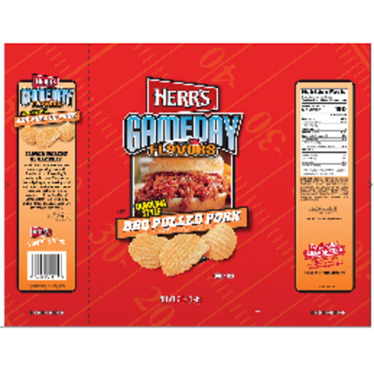 slide 7 of 13, Herrs Chip Bbq Pulled Pork, 7 oz