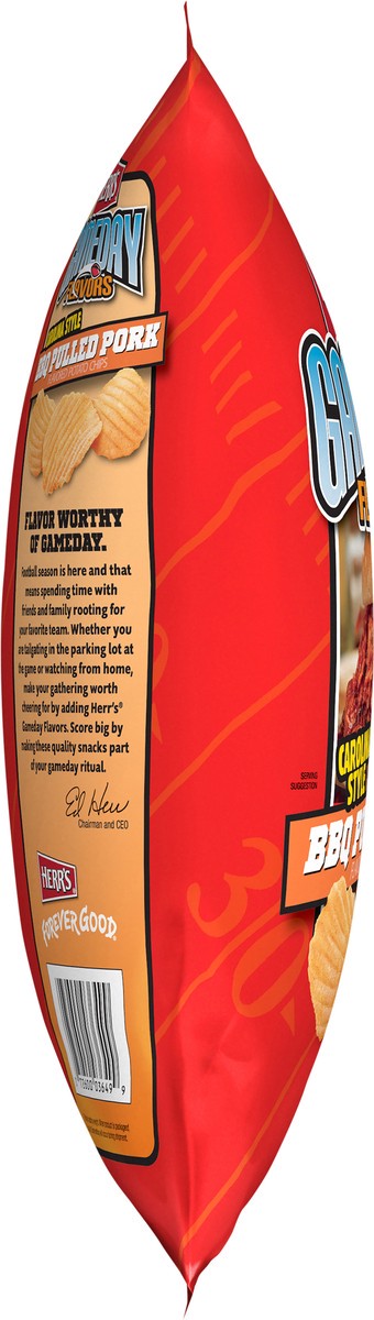 slide 9 of 13, Herrs Chip Bbq Pulled Pork, 7 oz